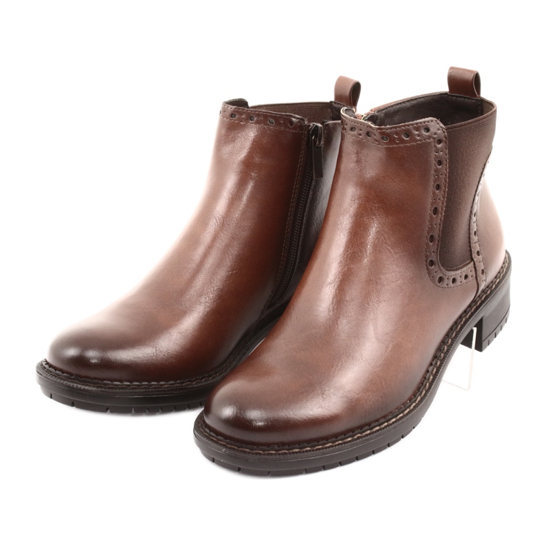 Brown Booties Jodhpur boots Filippo 957 3