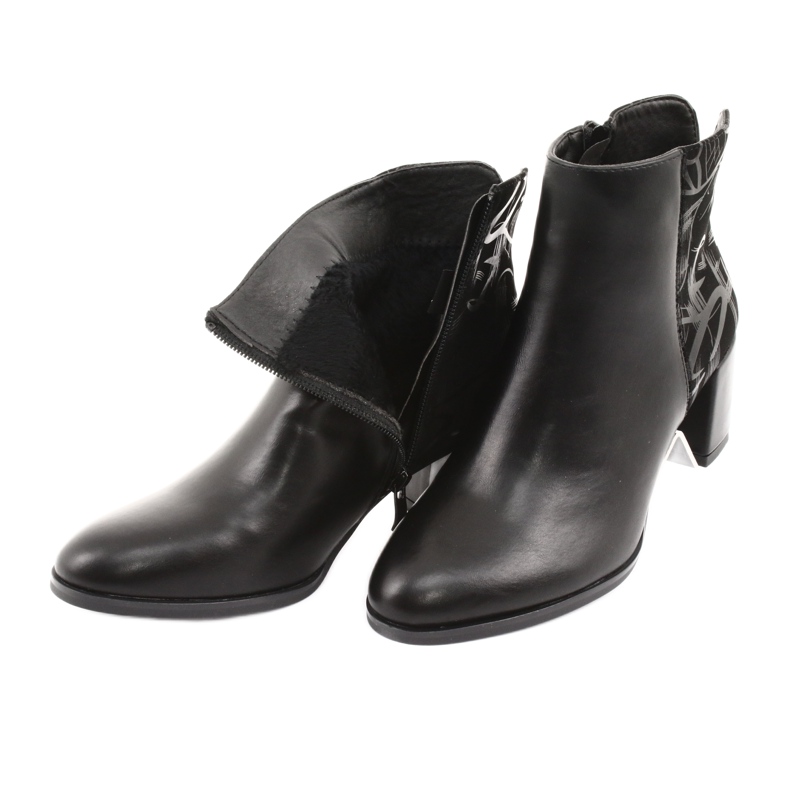 Stylish boots on the post black Sergio Leone 521 5