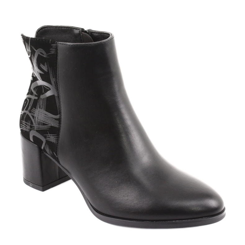 Stylish boots on the post black Sergio Leone 521 1