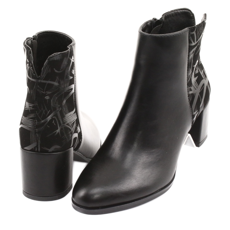 Stylish boots on the post black Sergio Leone 521 4