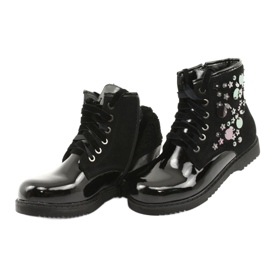 Evento 1433 lacquered sequins boots black 5