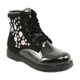 Evento 1433 lacquered sequins boots black 1