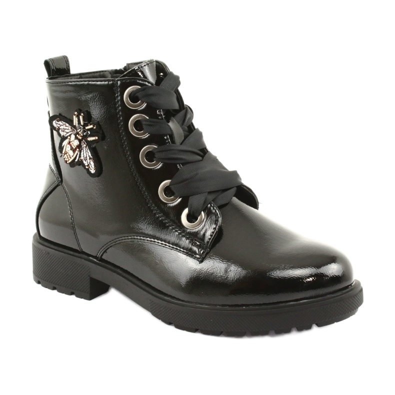 Lacquer boots Sergio Leone 530 black 1