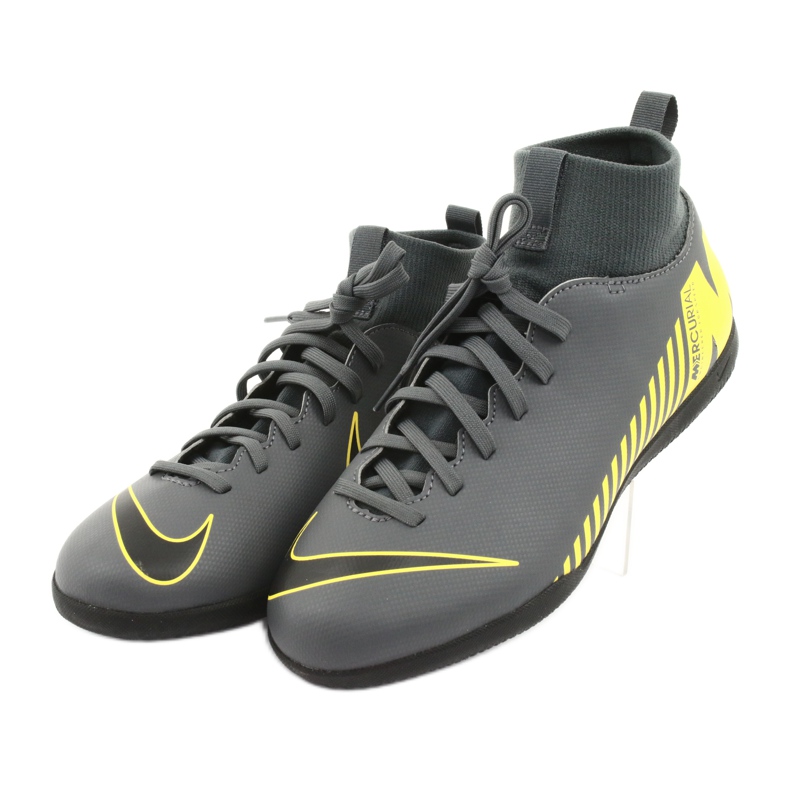 Indoor shoes Nike Mercurial Superfly X 6 Club Ic Jr AH7346-070 grey 3
