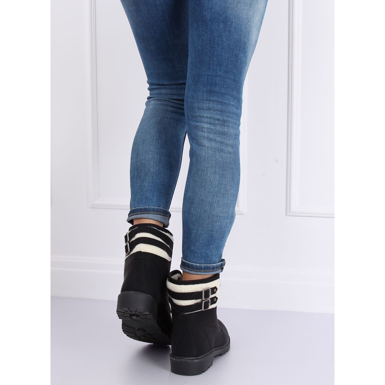 Women's black insulated timber boots 1120-PA Black 2 Women's black insulated timber boots 1120-PA Black 2