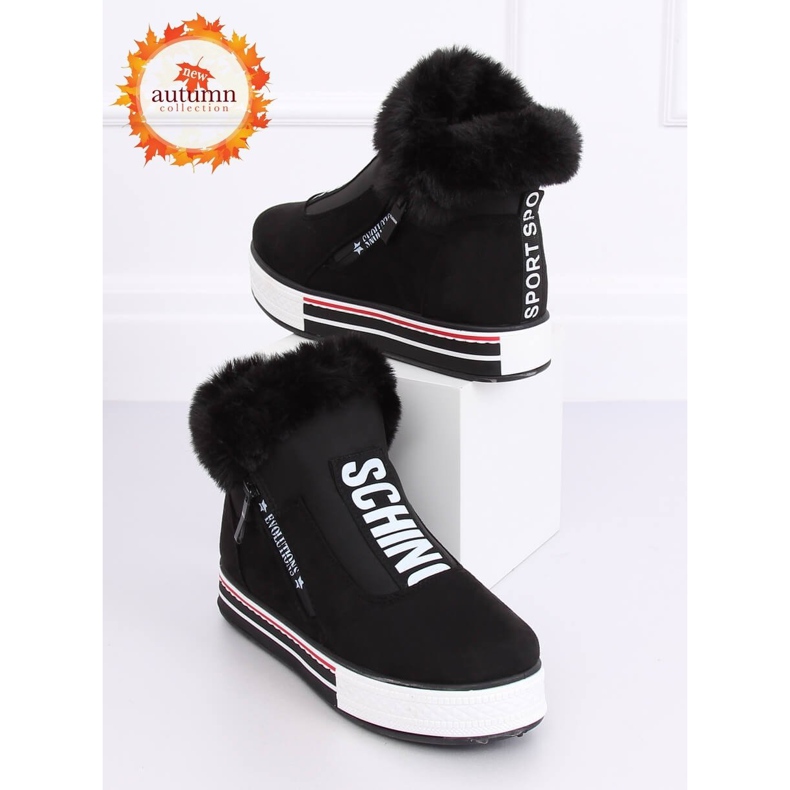 Black insulated sneakers NB311 Black 1