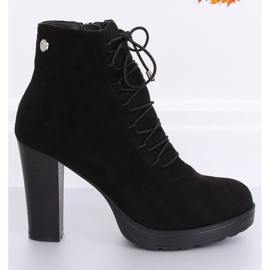 Black BK3235 Black platform boots 1