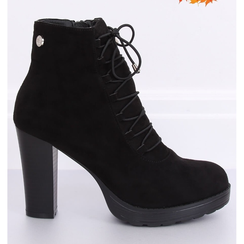 Black BK3235 Black platform boots 1