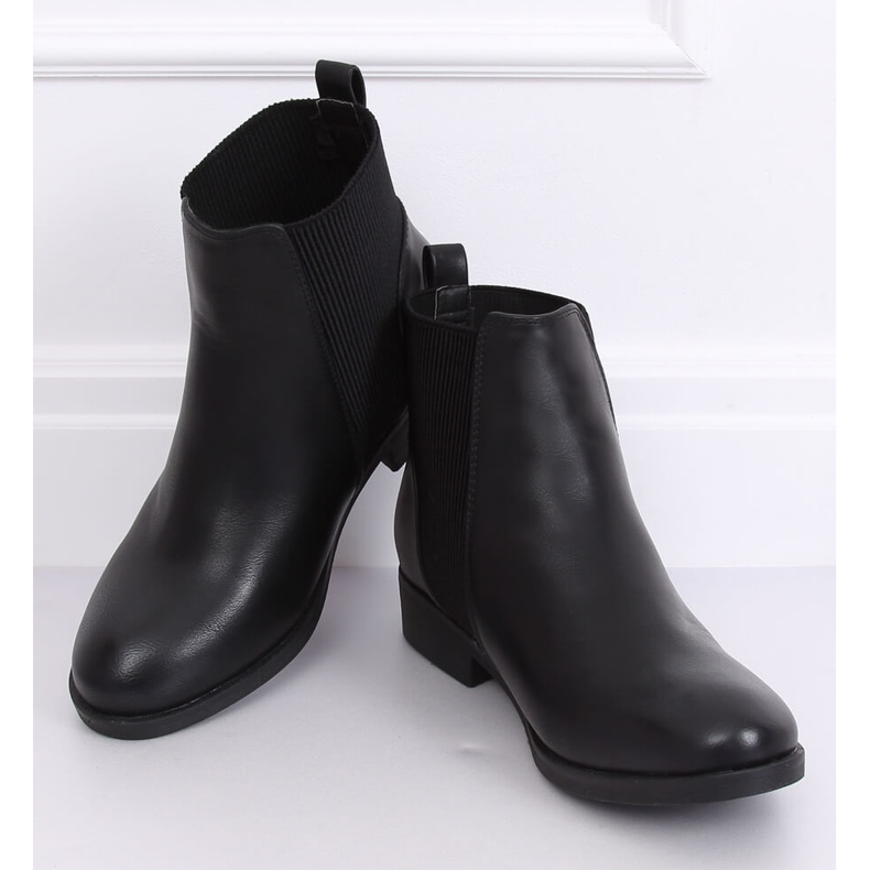 Black Chelsea boots for women 3778 Black 1