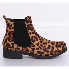Ladies' Chelsea boots in leopard print 7390-PA Leopard brown 1