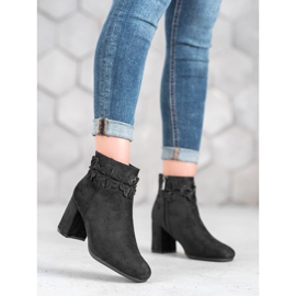 Kylie Suede Black Boots 1