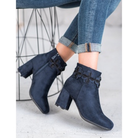 Kylie Suede Navy Blue Boots 2 Kylie Suede Navy Blue Boots 2