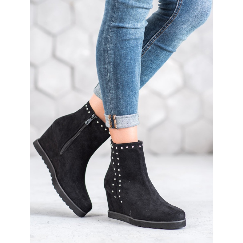 Kylie Black Ankle Boots 1 Kylie Black Ankle Boots 1