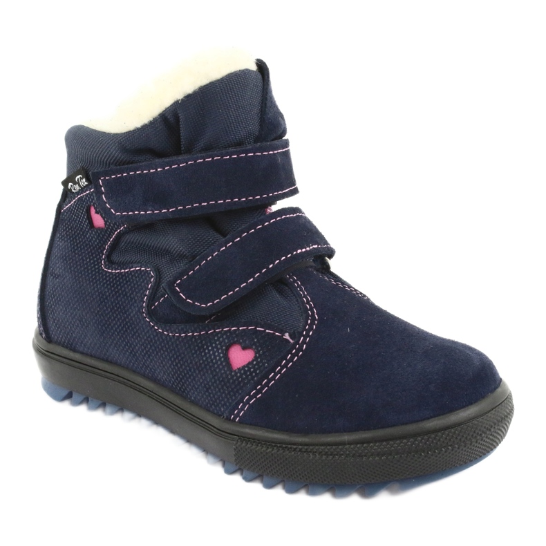 Ren But Boots with a 1541 velcro membrane navy blue pink 1