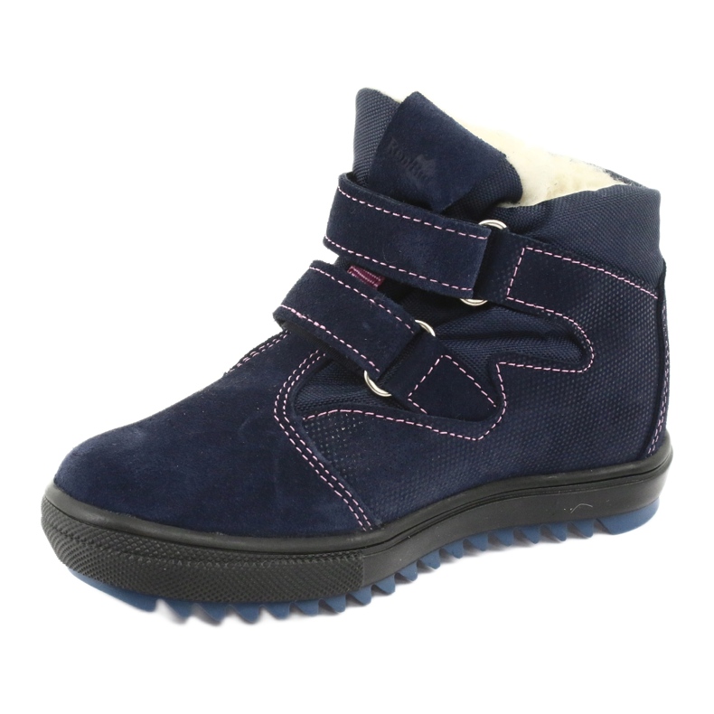 Ren But Boots with a 1541 velcro membrane navy blue pink 2