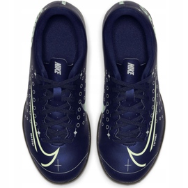 Nike Mercurial Vapor 13 Club Mds Tf Jr CJ1179-401 football shoes multicolored navy blue 1