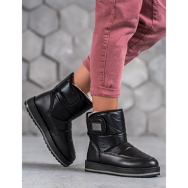 SHELOVET Snow Boots With Glitter black 2