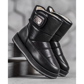 SHELOVET Snow Boots With Glitter black 1