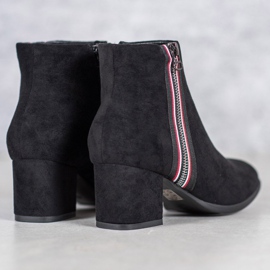 Filippo Boots With Decorative Zipper black 1