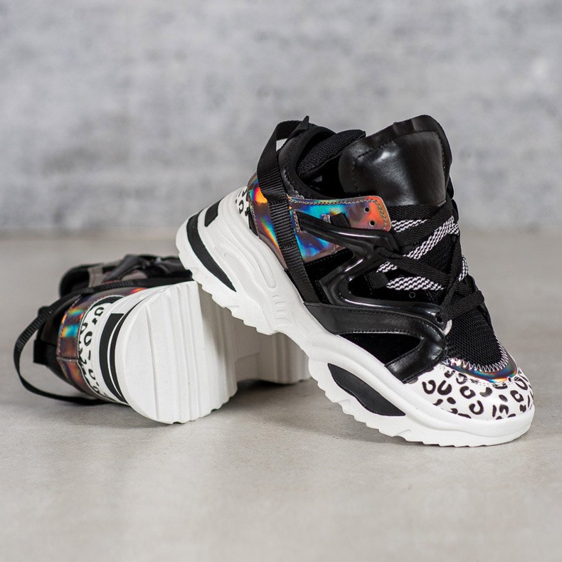 Fashionable VICES sneakers black multicolored 1
