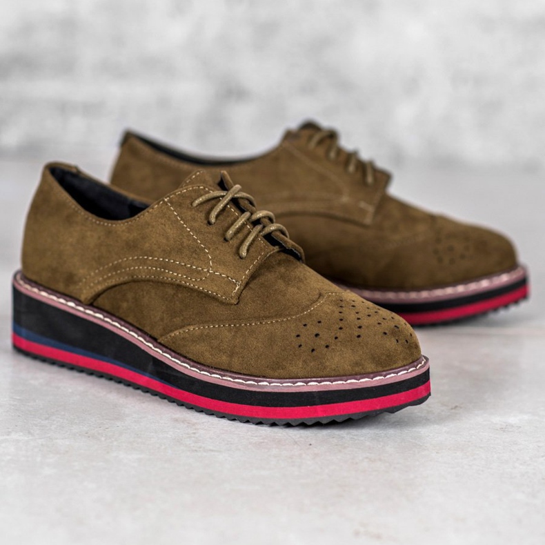 Vices Olive shoes multicolored green 1