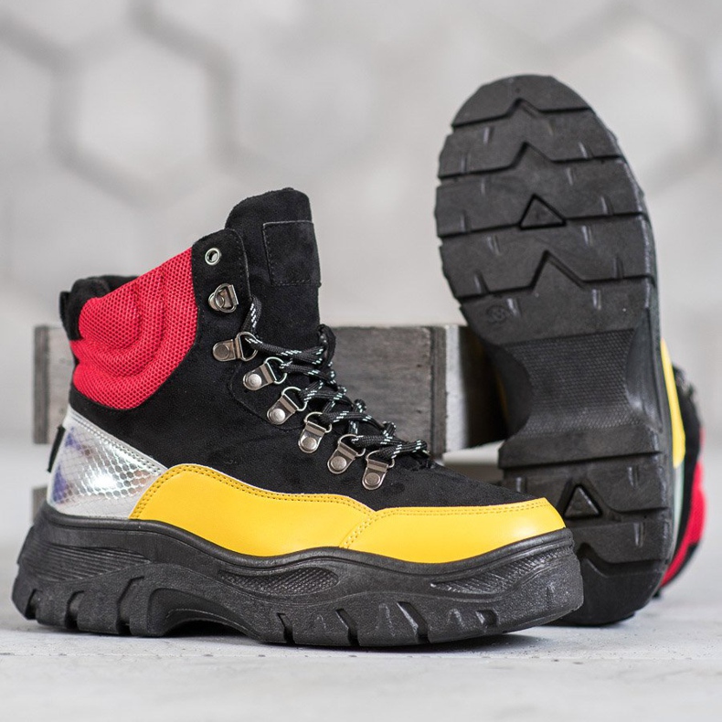 Lace-up VICES boots multicolored 1