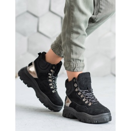 Lace-up VICES boots black 1