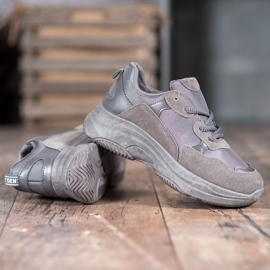 SHELOVET Gray Sport Shoes grey 1