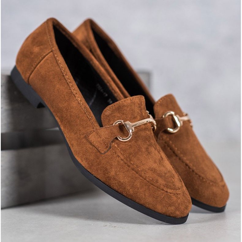 VICES suede loafers brown 1