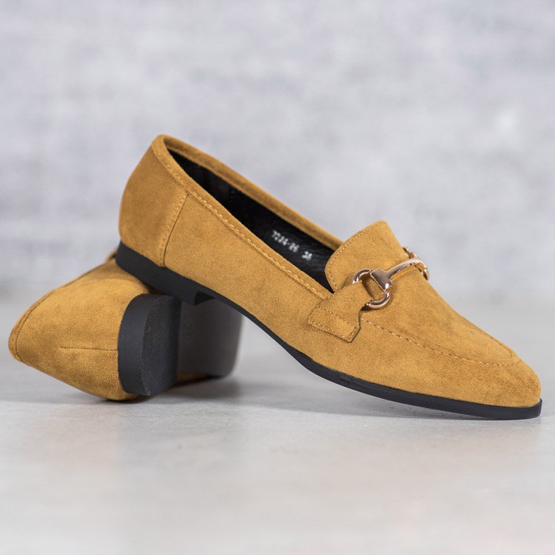 VICES suede loafers yellow 1