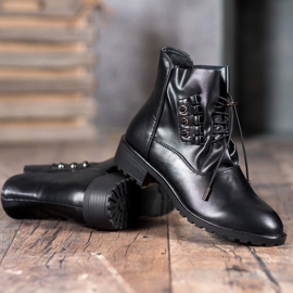 Groto Gogo Boots With Ribbed black 1