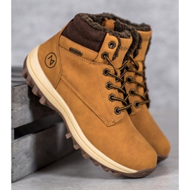 Warm MCKEYLOR hiking boots brown 1