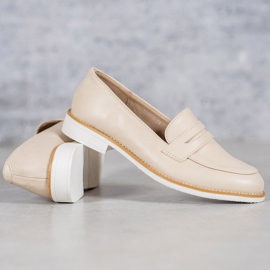 Beige VICES loafers 1