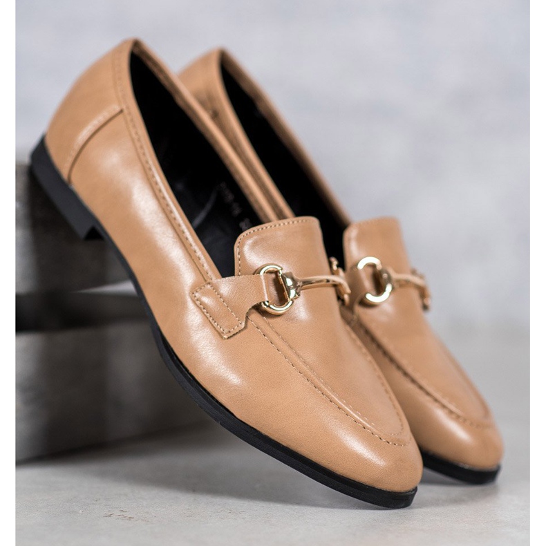 Light VICES loafers brown 2