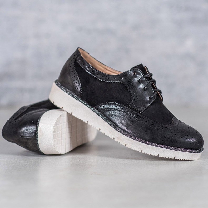 VICES suede shoes black 1