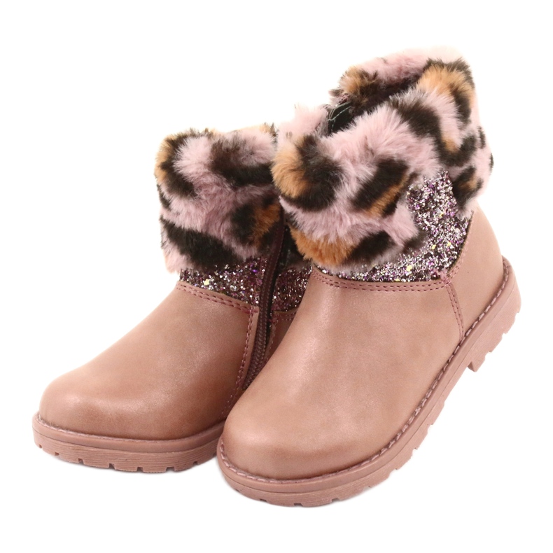 American Club Girls in leopard print gc45 pink leopard print 3