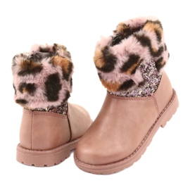 American Club Girls in leopard print gc45 pink leopard print 4