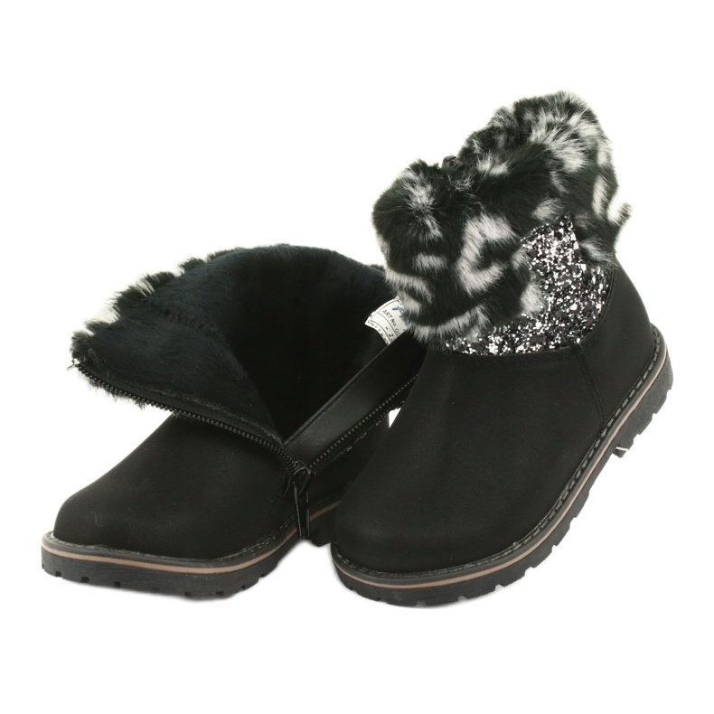 American Club Black American GC45 girls boots grey 4 American Club Black American GC45 girls boots grey 4