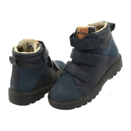 Timberki Boots with Velcro American Club GC40 navy blue 4