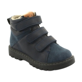 Timberki Boots with Velcro American Club GC40 navy blue 1
