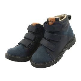 Timberki Boots with Velcro American Club GC40 navy blue 3