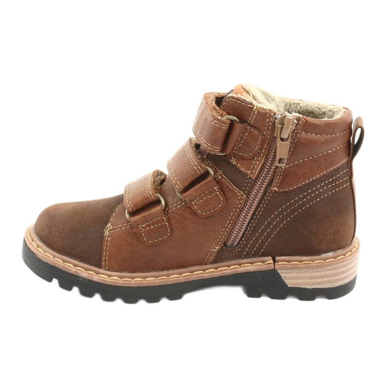 Timberki Boots with velcro American Club GC40 brown 2