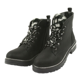 American Club Black boots boots GC33 black 3
