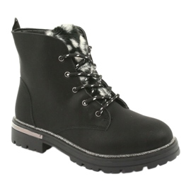 American Club Black boots boots GC33 black 1