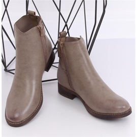 Beige Jodhpur boots for women 1304 Khaki 2