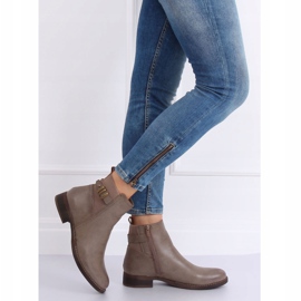 Beige Jodhpur boots for women 1304 Khaki 1