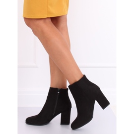 Black high-heeled boots G-7656 Black 2