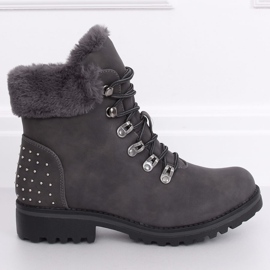 Gray women's trappers Z172 Gray grey 2