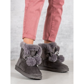 Fashionable Gray Mukluki grey 1