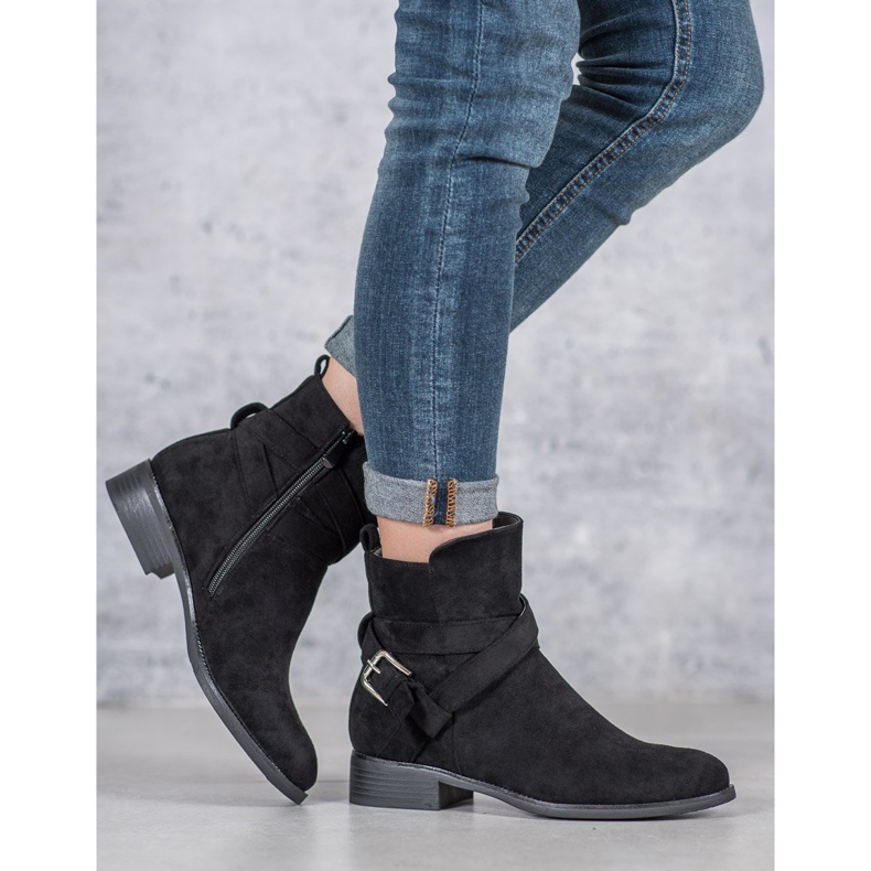Filippo Suede Booties black 2